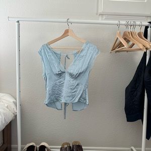 BRAND NEW VERGE GIRL SATIN TOP